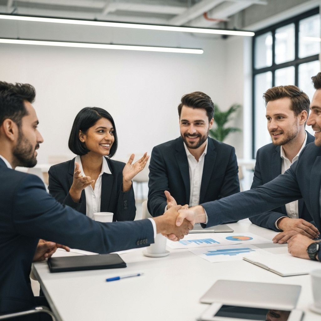 Professional communicating with workspace provider via messaging